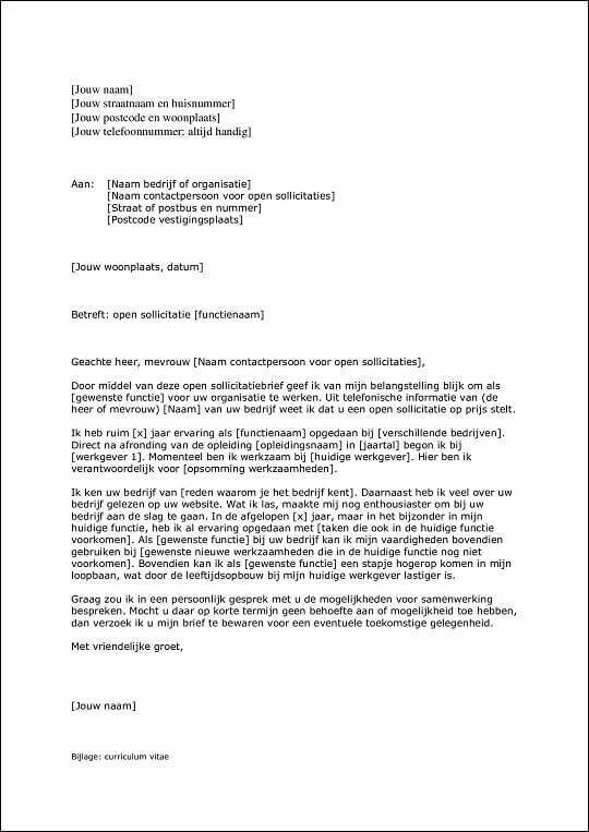 Voorbeelden Cv Zorg